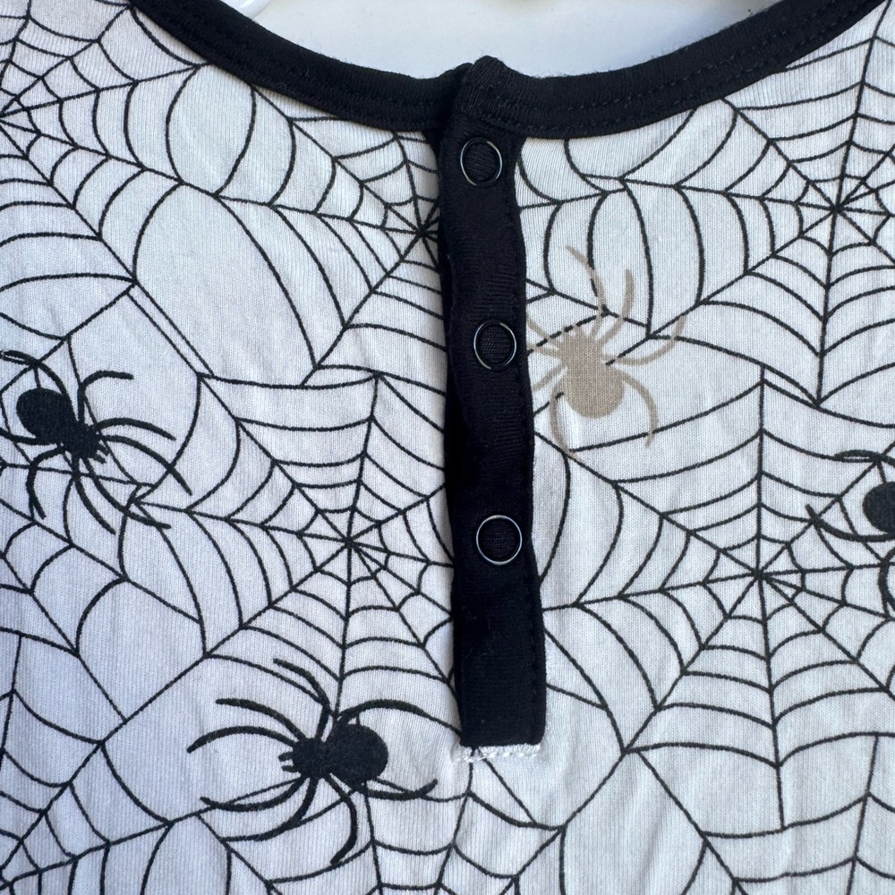 KYTE Baby Long Sleeve Twirl Bodysuit Dress Spider 18-24 mo Halloween Bamboo Fall - Picture 5 of 7